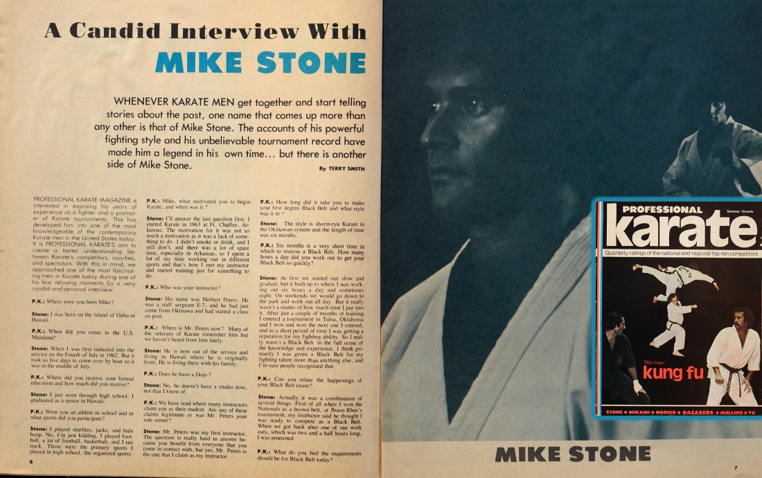 Mike Stone karate